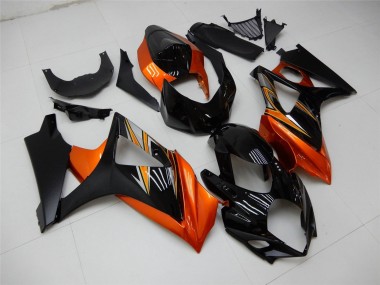 Affordable 2007-2008 Suzuki GSXR 1000 Motorcycle Fairing - Orange Black Australia