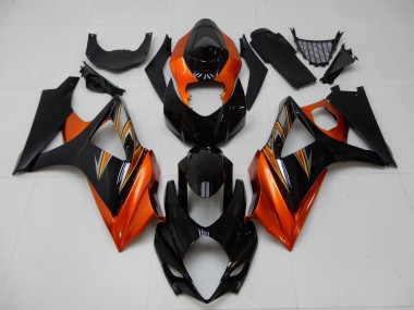 Affordable 2007-2008 Suzuki GSXR 1000 Motorcycle Fairing - Orange Black Australia