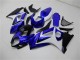 2007-2008 Suzuki GSXR 1000 Motorcycle Fairings - White Blue Black No Decal Australia