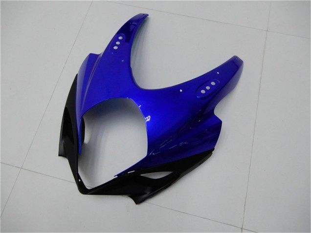 2007-2008 Suzuki GSXR 1000 Motorcycle Fairings - White Blue Black No Decal Australia