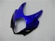 2007-2008 Suzuki GSXR 1000 Motorcycle Fairings - White Blue Black No Decal Australia