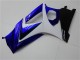 2007-2008 Suzuki GSXR 1000 Motorcycle Fairings - White Blue Black No Decal Australia