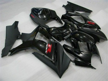 Affordable 2007-2008 Suzuki GSXR 1000 Motorcycle Fairings - Glossy Black Matte Black Red Australia