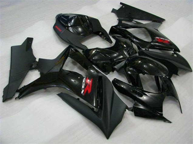 2007-2008 Suzuki GSXR 1000 Motorcycle Fairings - Glossy Black Matte Black Red Australia