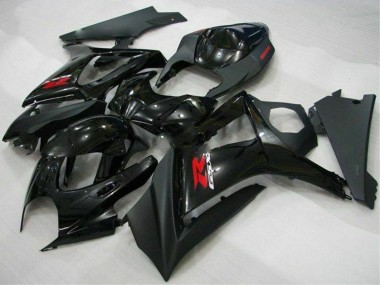 Affordable 2007-2008 Suzuki GSXR 1000 Motorcycle Fairings - Glossy Black Matte Black Red Australia