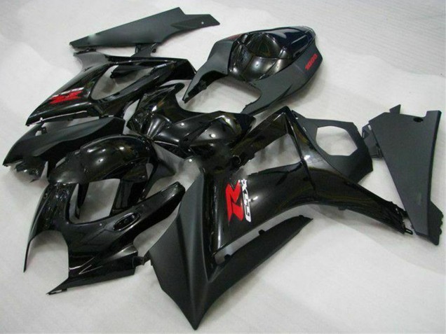 2007-2008 Suzuki GSXR 1000 Motorcycle Fairings - Glossy Black Matte Black Red Australia