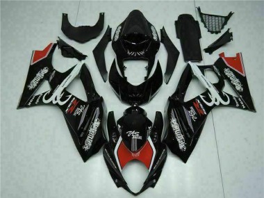 Affordable 2007-2008 Suzuki GSXR 1000 Motorcycle Fairings - Glossy Black Red White Australia