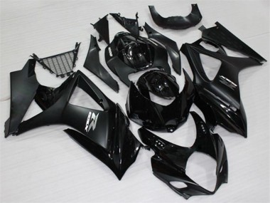 Affordable 2007-2008 Suzuki GSXR 1000 Motorcycle Fairings - Glossy Black Matte Black White Australia