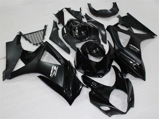 2007-2008 Suzuki GSXR 1000 Motorcycle Fairings - Glossy Black Matte Black White Australia