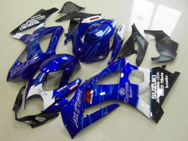 2007-2008 Suzuki GSXR 1000 Motorcycle Fairing - Blue White Black Corona Australia