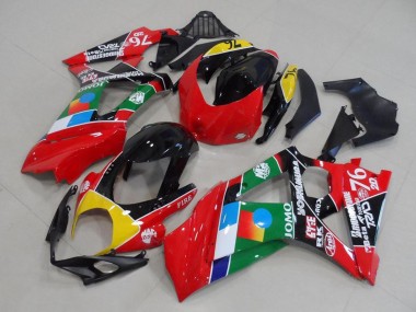 Affordable 2007-2008 Suzuki GSXR 1000 Motorcycle Fairings - Red Yellow Black Blue White Green Australia