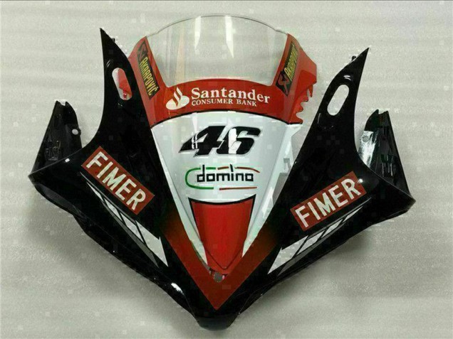 2007-2008 Yamaha YZF R1 Motorcycle Fairings - Red White Black Fimer Santander 46 Australia
