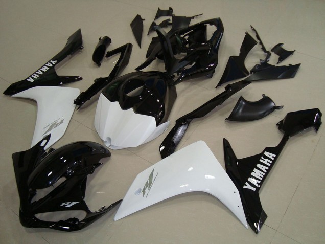 2007-2008 Yamaha YZF R1 Motorcycle Fairings - White Black Australia