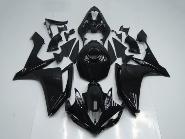 Affordable 2007-2008 Yamaha YZF R1 Motorcycle Fairings - Glossy Black Australia