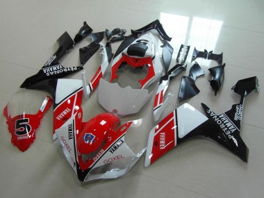 Affordable 2007-2008 Yamaha YZF R1 Motorcycle Fairings - White Red Black Petronas Goxel Australia