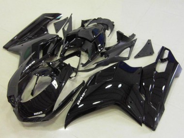 Affordable 2007-2014 Ducati 848 Motorcycle Fairings - Glossy Black Australia