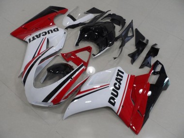 Affordable 2007-2014 Ducati 1098 Motorcycle Fairings - White Red Green Glossy Black Australia
