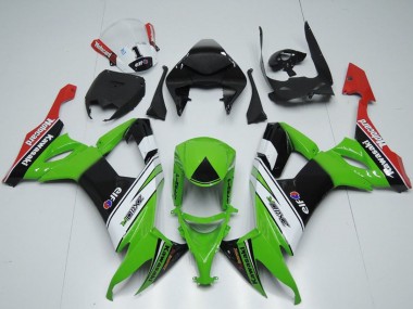 Affordable 2008-2010 Kawasaki ZX10R Motorcycle Fairings - Green White Black Red Elf Motorrad Australia