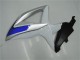 2008-2010 Suzuki GSXR 600/750 Motorcycle Fairings - Silver White Blue Black Australia