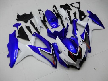 Affordable 2008-2010 Suzuki GSXR 600/750 Motorcycle Fairings - White Blue Black Red Line Australia