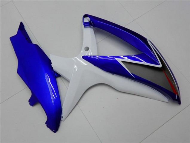 2008-2010 Suzuki GSXR 600/750 Motorcycle Fairings - White Blue Black Red Line Australia