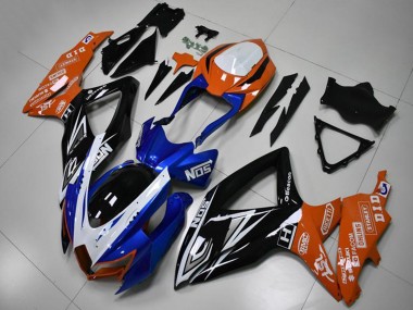 Affordable 2008-2010 Suzuki GSXR 600/750 Motorcycle Fairings - Orange Blue White Glossy Black Australia