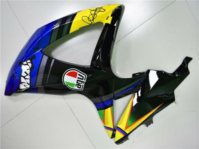 2008-2010 Suzuki GSXR 600/750 Motorcycle Fairings - Blue Yellow Shark Australia