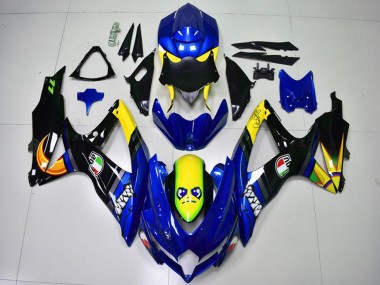 Affordable 2008-2010 Suzuki GSXR 600/750 Motorcycle Fairings - Blue Yellow Shark Australia