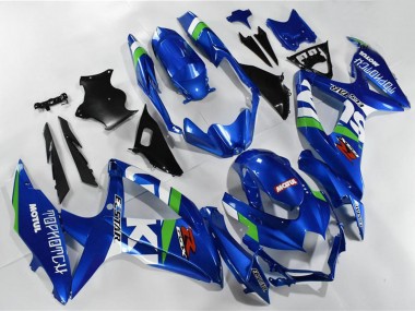 Affordable 2008-2010 Suzuki GSXR 600/750 Motorcycle Fairings - Blue White Green Black Australia