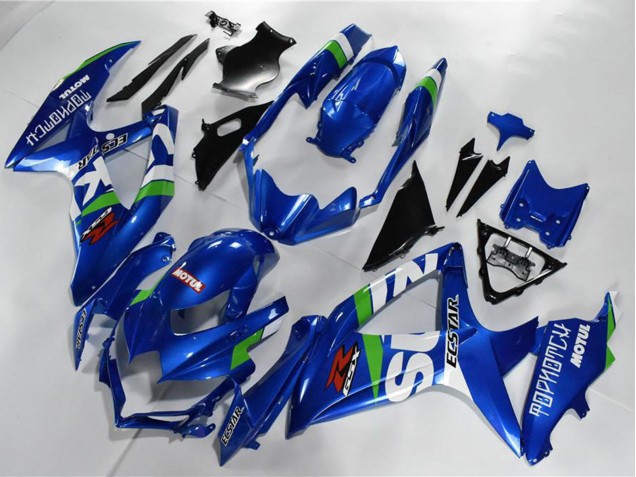 2008-2010 Suzuki GSXR 600/750 Motorcycle Fairings - Blue White Green Black Australia
