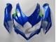 2008-2010 Suzuki GSXR 600/750 Motorcycle Fairings - Blue White Green Black Australia