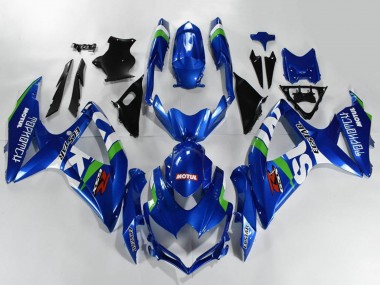 Affordable 2008-2010 Suzuki GSXR 600/750 Motorcycle Fairings - Blue White Green Black Australia