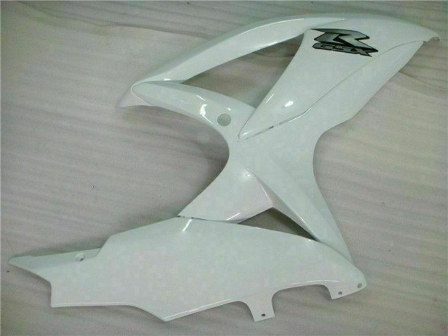 2008-2010 Suzuki GSXR 600/750 Motorcycle Fairings - White Australia