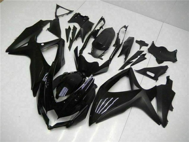 2008-2010 Suzuki GSXR 600/750 Motorcycle Fairings - Glossy Black Matte Black Australia