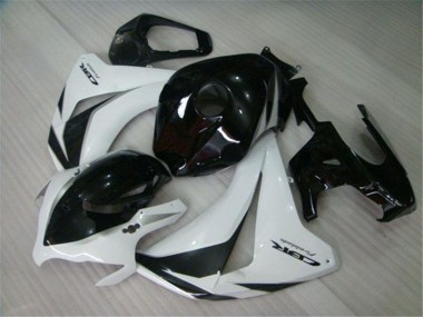 Affordable 2008-2011 Honda CBR1000RR Motorcycle Fairings Kits - White Glossy Black Australia
