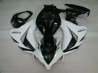 Affordable 2008-2011 Honda CBR1000RR Motorcycle Fairings Kits - White Glossy Black Australia