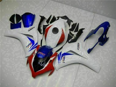 Affordable 2008-2011 Honda CBR1000RR Bike Fairings - White Red Blue HRC Australia