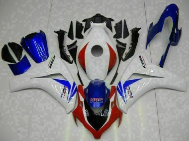 Affordable 2008-2011 Honda CBR1000RR Bike Fairings - White Red Blue HRC Australia