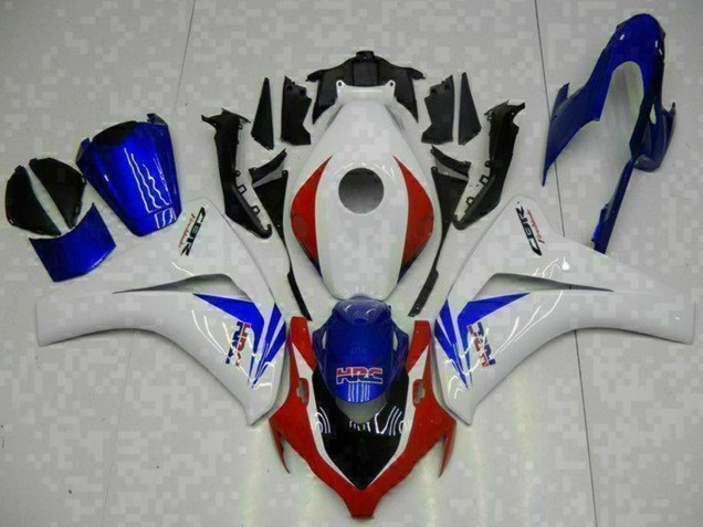2008-2011 Honda CBR1000RR Bike Fairings - White Red Blue HRC Australia