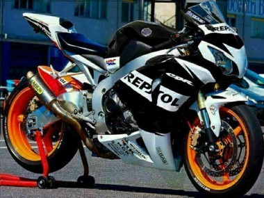 Affordable 2008-2011 Honda CBR1000RR Motorcycle Fairings - Silver White Glossy Black Repsol Australia