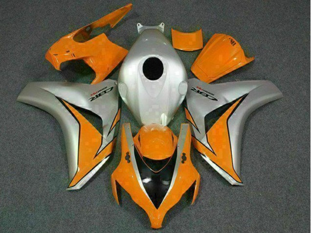 2008-2011 Honda CBR1000RR Motorcycle Fairings - Silver Orange Australia