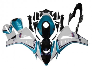 Affordable 2008-2011 Honda CBR1000RR Motorcycle Fairings - White Blue Glossy Black Australia