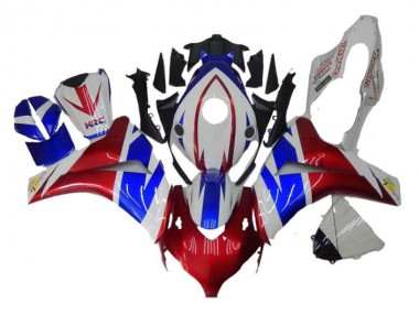Affordable 2008-2011 Honda CBR1000RR Motorcycle Fairings - White Red Blue Australia