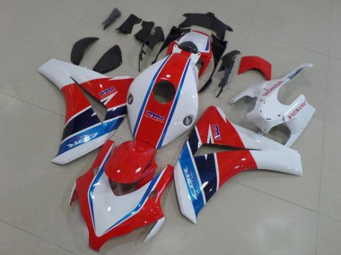 Affordable 2008-2011 Honda CBR1000RR Motorcycle Fairing Kits - White Red Blue HRC Australia