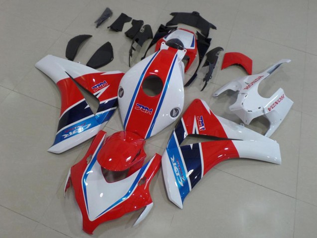 2008-2011 Honda CBR1000RR Motorcycle Fairing Kits - White Red Blue HRC Australia