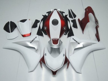 Affordable 2008-2011 Honda CBR1000RR Motorcycle Fairings - White Silver Candy Red Australia