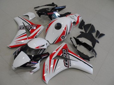 Affordable 2008-2011 Honda CBR1000RR Motorcycle Fairings - White Red Glossy Black HRC Australia