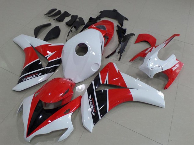 2008-2011 Honda CBR1000RR Motorcycle Fairings Kits - White Red Glossy Black Australia