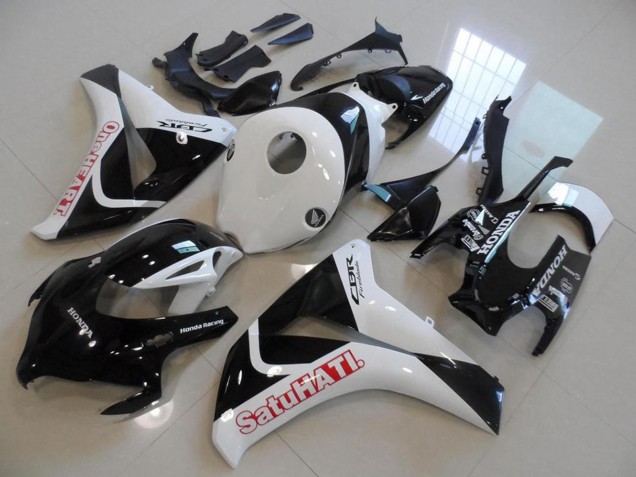 2008-2011 Honda CBR1000RR Motorcycle Fairings - White Glossy Black Red Satuhati Australia