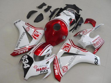 Affordable 2008-2011 Honda CBR1000RR Motorcycle Fairings - White Red Black HARC Pro PIAA 634 Australia
